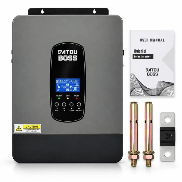 Комплект резервного питания DATOUBOSS 6,2 кВт 48В + LiFePO4 Haisic 48V 100Ah 4,8 кВт&middot;ч, MPPT 120A 3107262 фото
