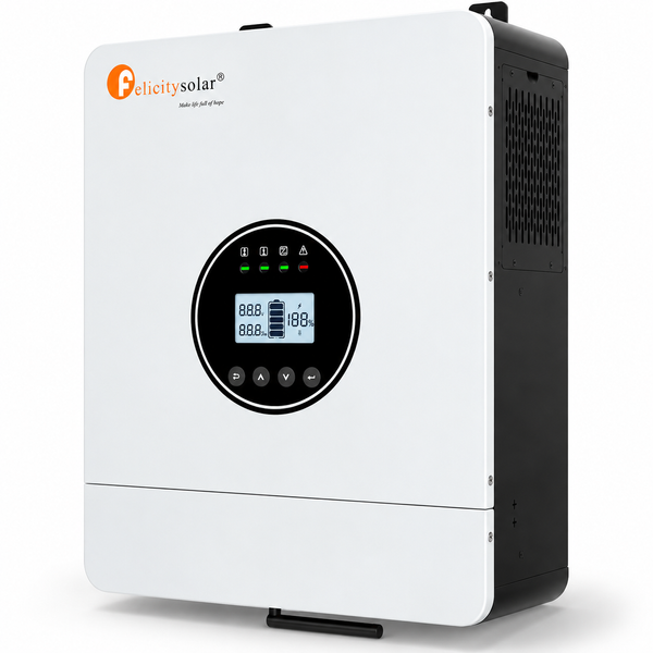 Гибридный инвертор Felicity Solar IVEM6048-II 6000 Вт 48В, MPPT 120А, Wi-Fi, подмешивание, ИБП, чистая синусоида 810261 фото