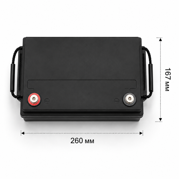 4.2 кВт комплект резервного живлення Anenji Wi-Fi + 2&times; LiFePO₄ Dipower 12V 100Ah (2.56 кВт&middot;год), 24В + кабелі в подарунок 3107263 фото