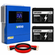 4.2 кВт комплект резервного живлення Anenji Wi-Fi + 2&times; LiFePO₄ Dipower 12V 100Ah (2.56 кВт&middot;год), 24В + кабелі в подарунок 3107263 фото 1